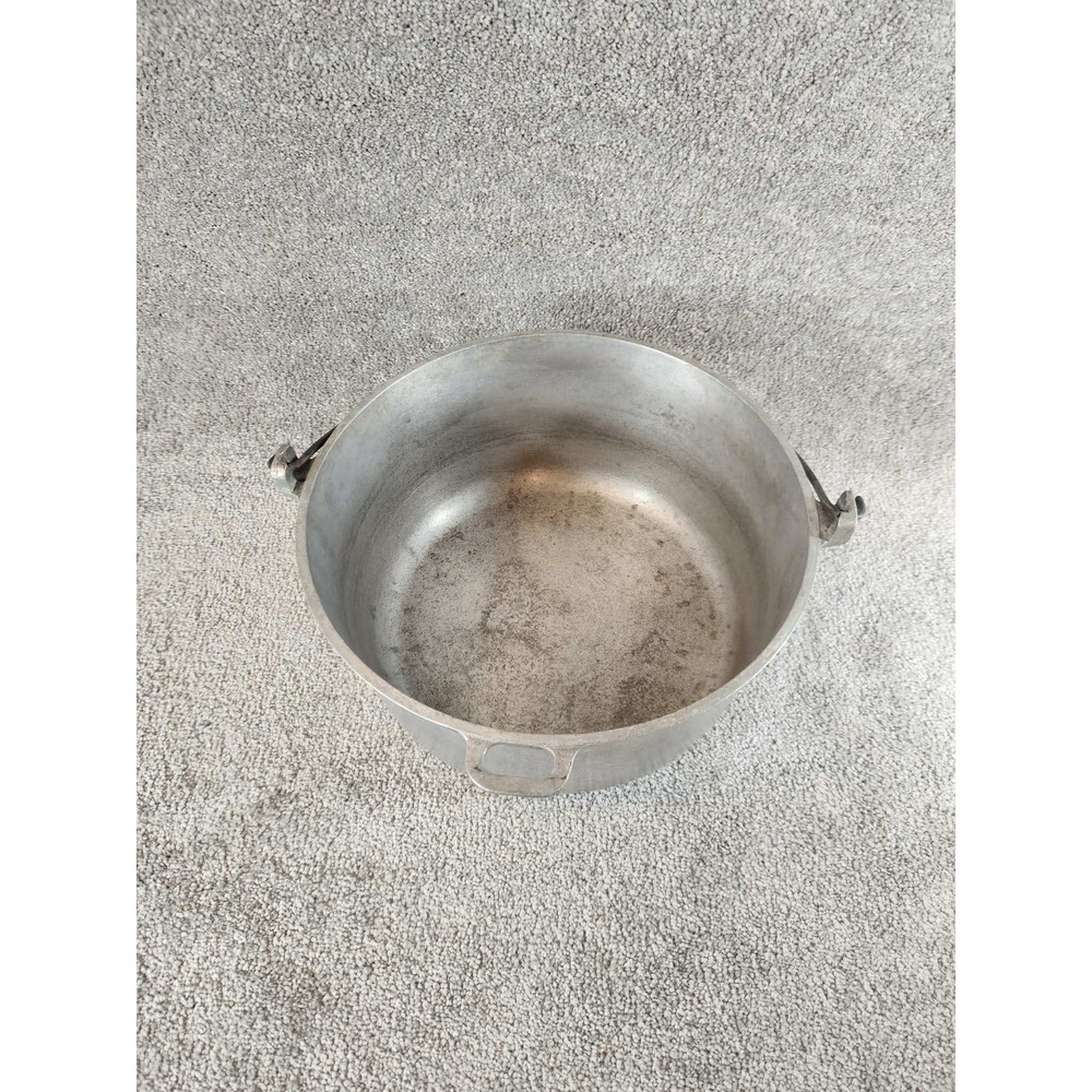 Club Aluminum Dutch Oven Silver Hammered Hammercraft Vintage Pot 12in - Picture 4 of 11